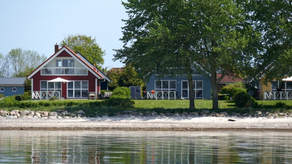 Ferienhaus WackerMagic Außenansicht vom Meer aus